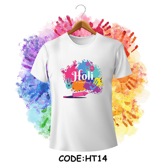 Holi T-shirt Design Code - HT14