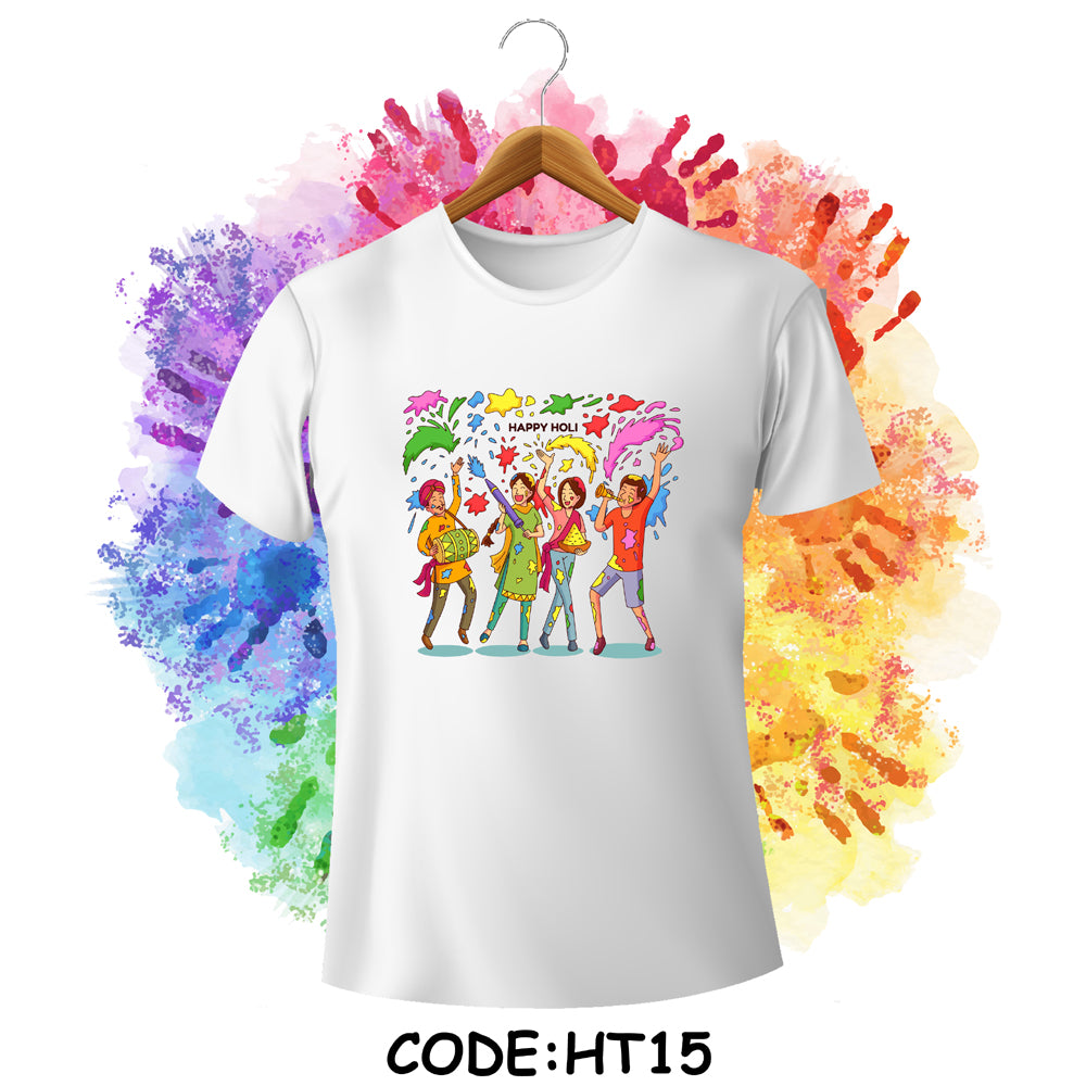 Holi T-shirt Design Code - HT15