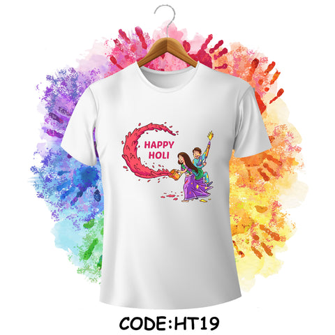 Holi T-shirt Design Code - HT19
