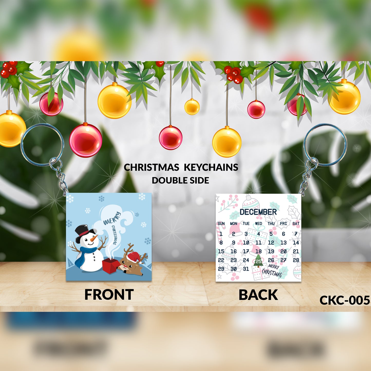 Christmas Calendar Keychain | CKC005