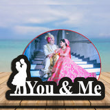 Personalized You & Me wooden table frame