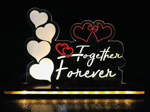 Together Forever LED Table Frame