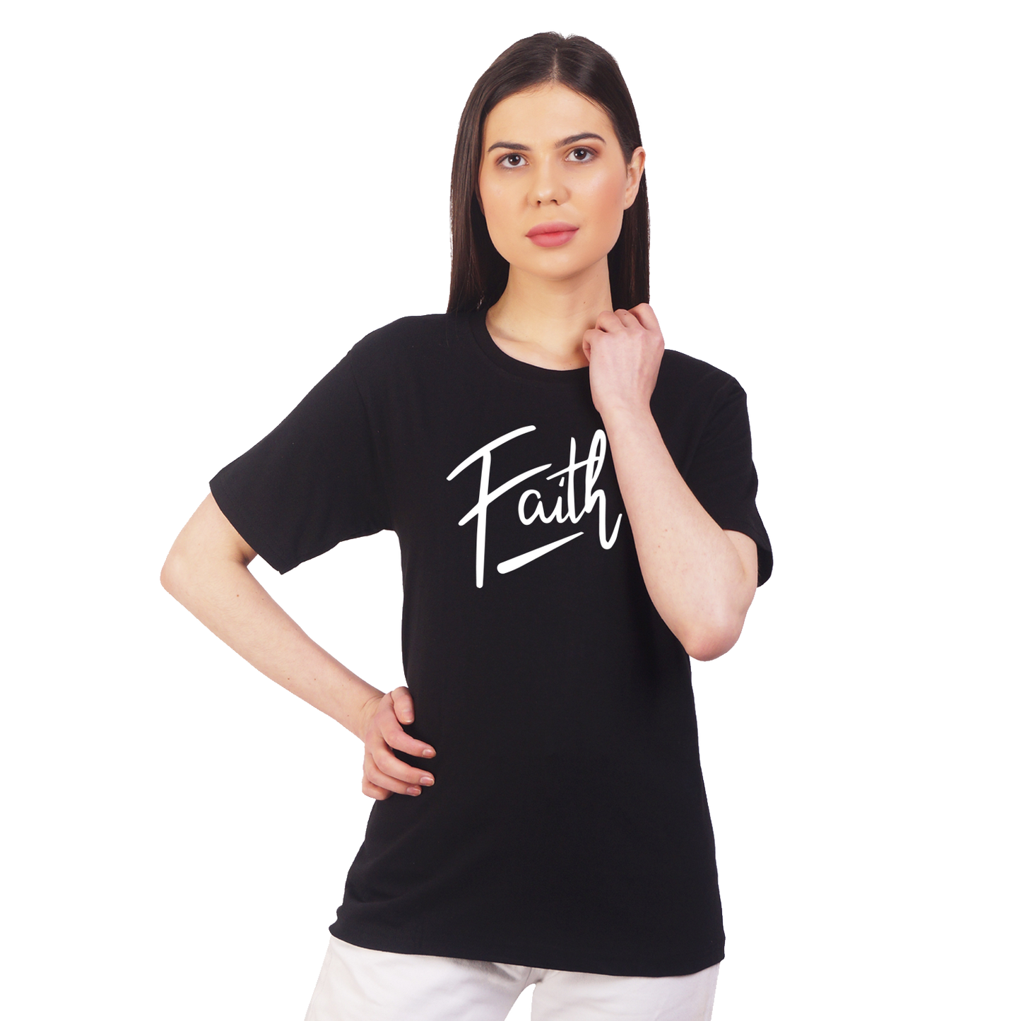 Faith cotton T-shirt | T090