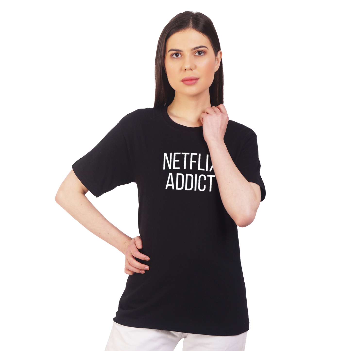 Netflix Addict Cotton T-shirt | T045