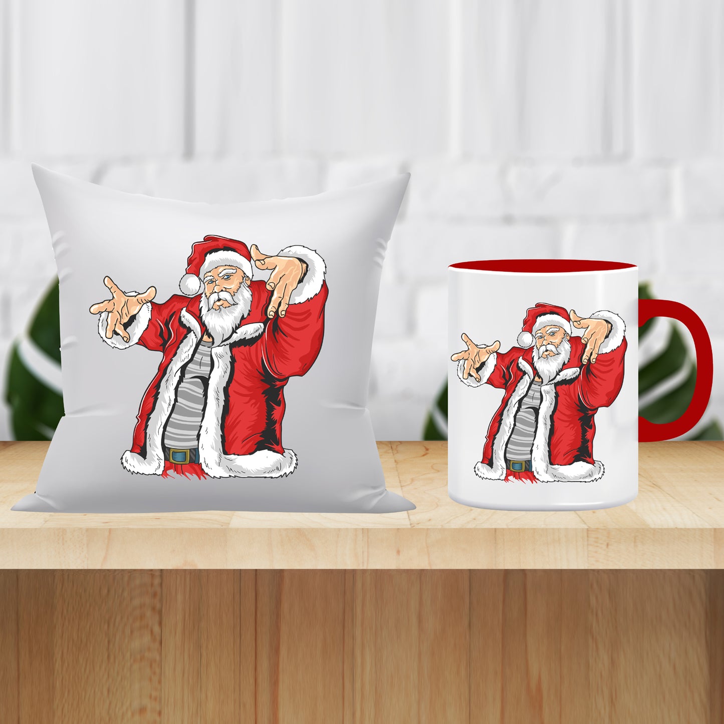 Christmas Mug & Cushion combo