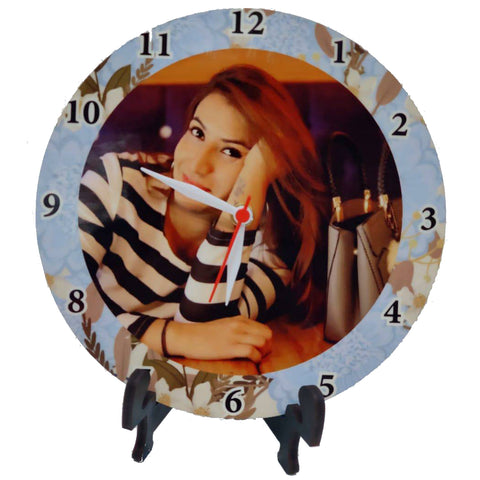 Personalized Round Table Clock