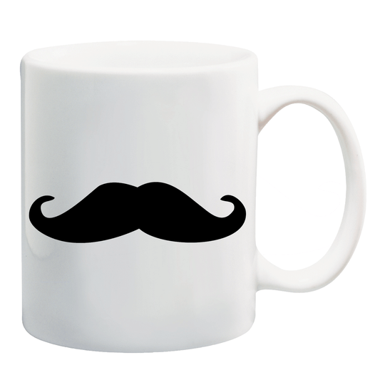 Mustache Ceramic Coffee Mug ED044