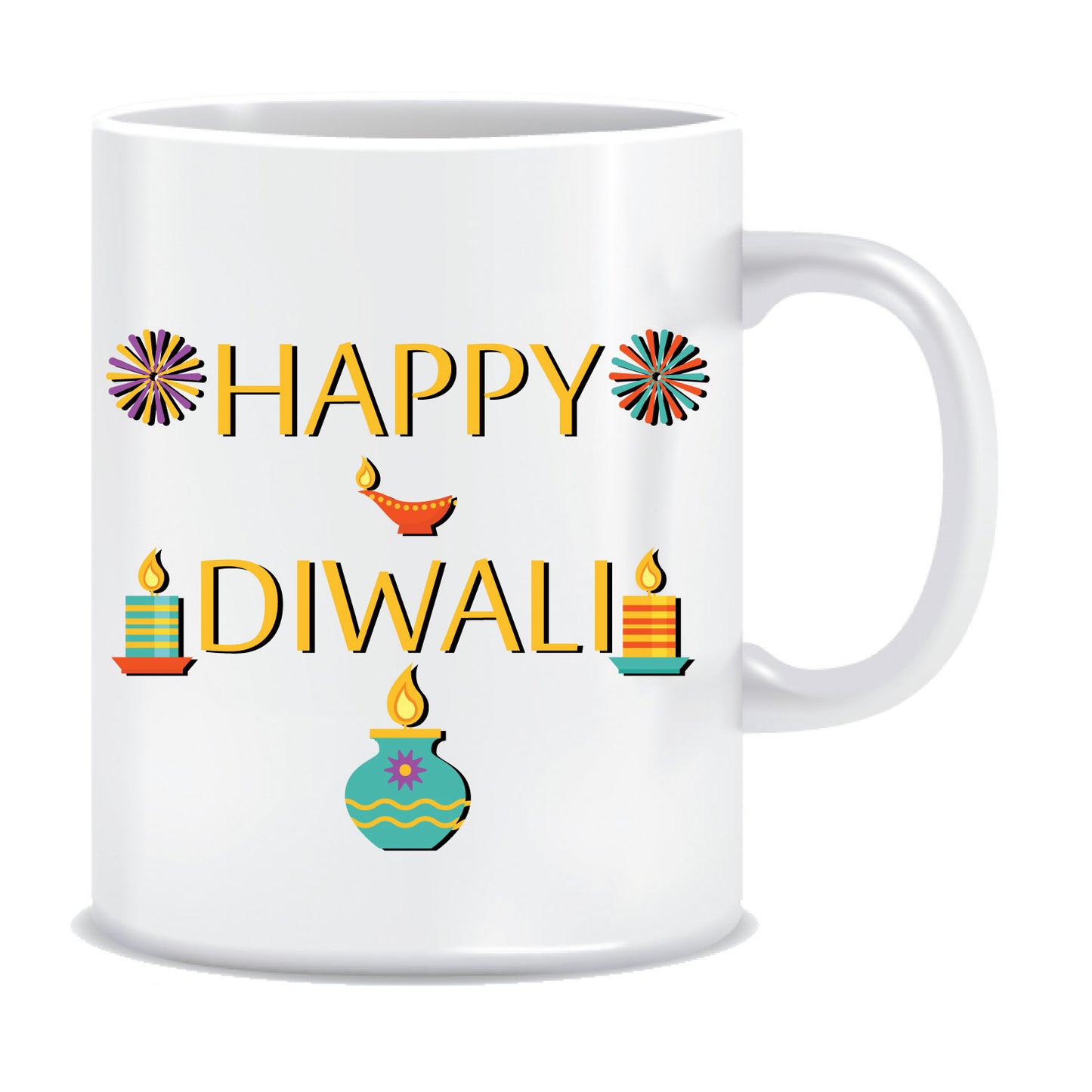 Diwali gifts Printed Ceramic Coffee Mug ED111
