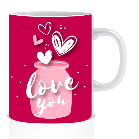 Love You Ceramic Coffee Mug -ED1413