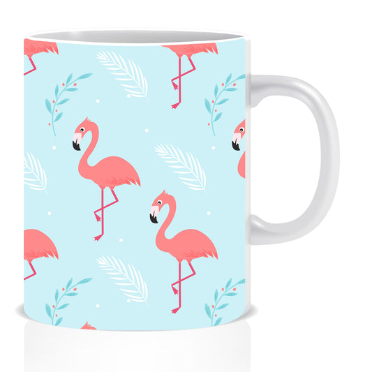 Bird Pattern Ceramic Coffee Mug -ED1381