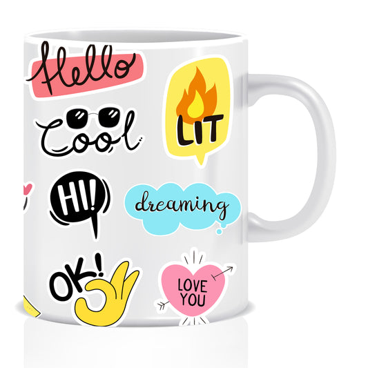 Funk Ceramic Coffee Mug | ED1449