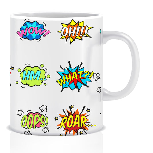 Comic Ceramic Coffee Mug | ED1452