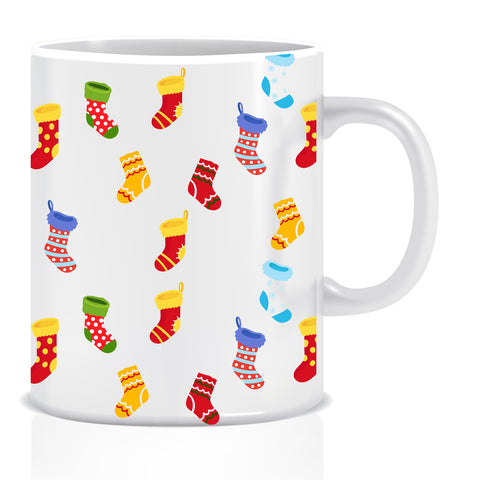 Christmas Socks Ceramic Coffee Mug | ED1396