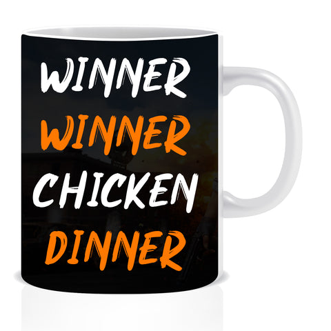 PUBG Winner Winner Chicken Dinner Ceramic Coffee Mug | ED1435