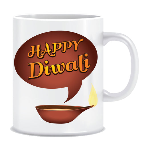 Happy Diwali Printed Ceramic Coffee Mug ED118