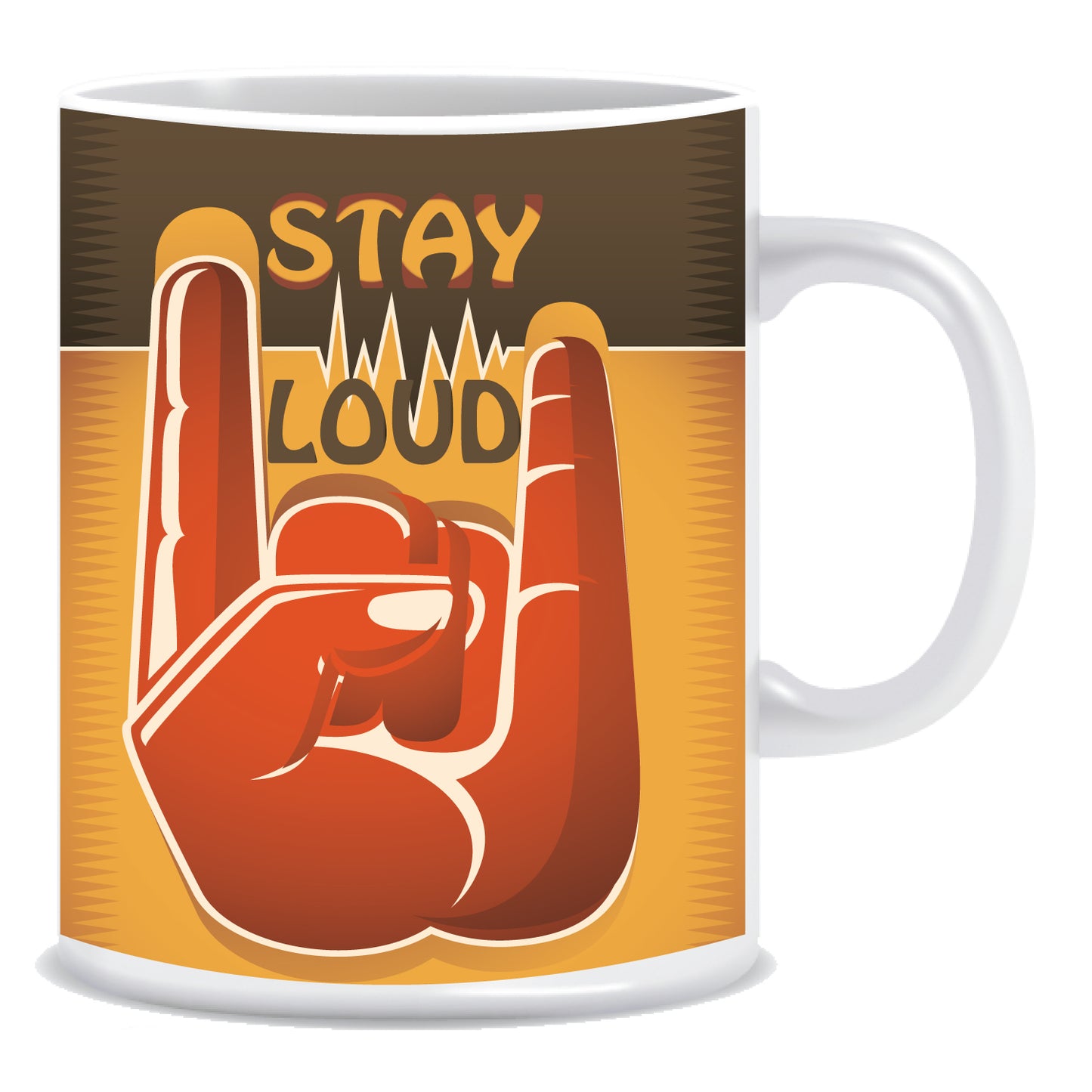 Stay Loud Ceramic Coffee Mug -ED1344