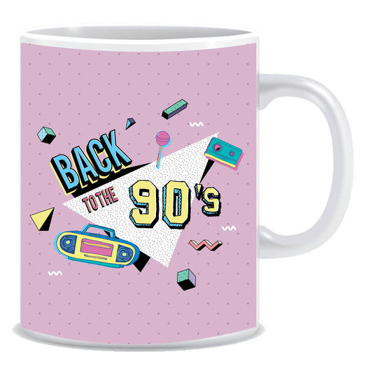 Back to the 90's  Ceramic Coffee Mug -ED930