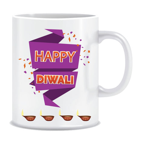 Diwali Gifts Printed Ceramic Coffee Mug ED126
