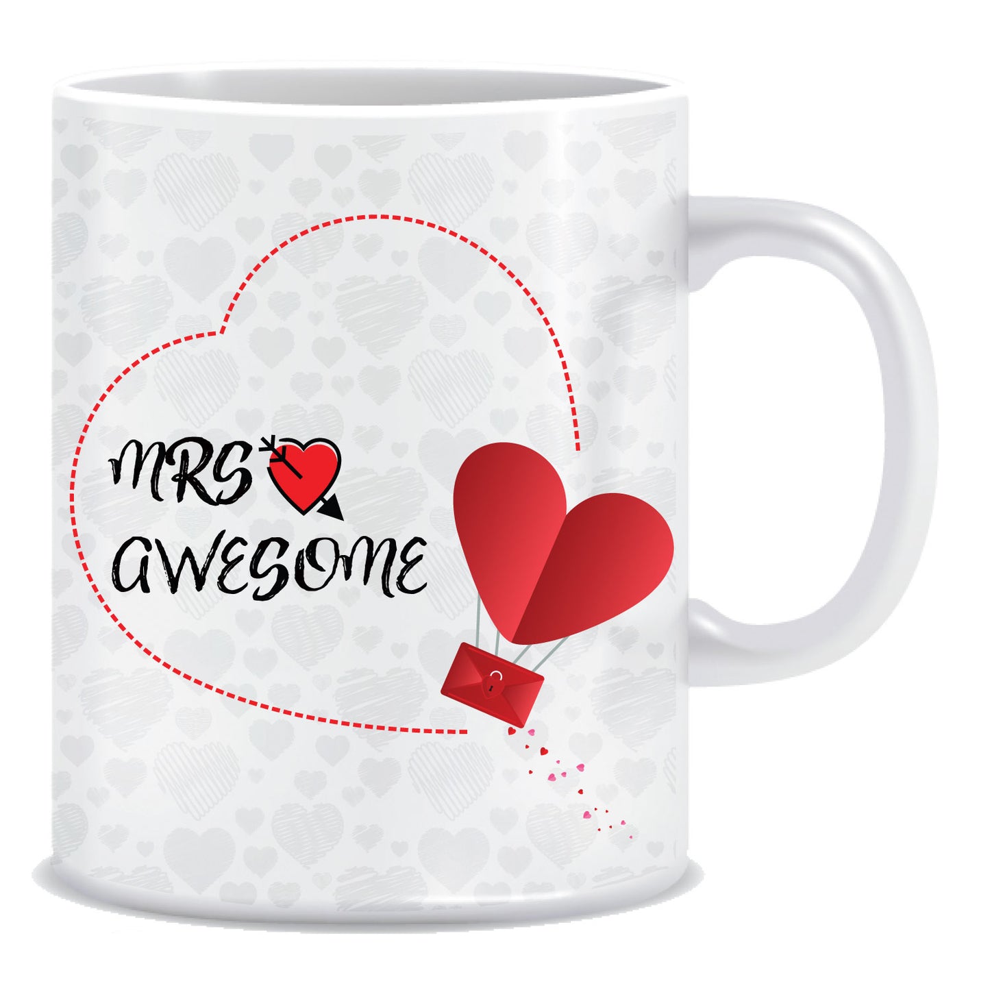 Mrs Awesome Ceramic Coffee Mug -ED1107