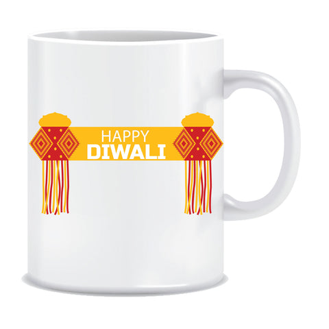 Diwali gifts Happy Diwali Printed Ceramic Coffee Mug ED112