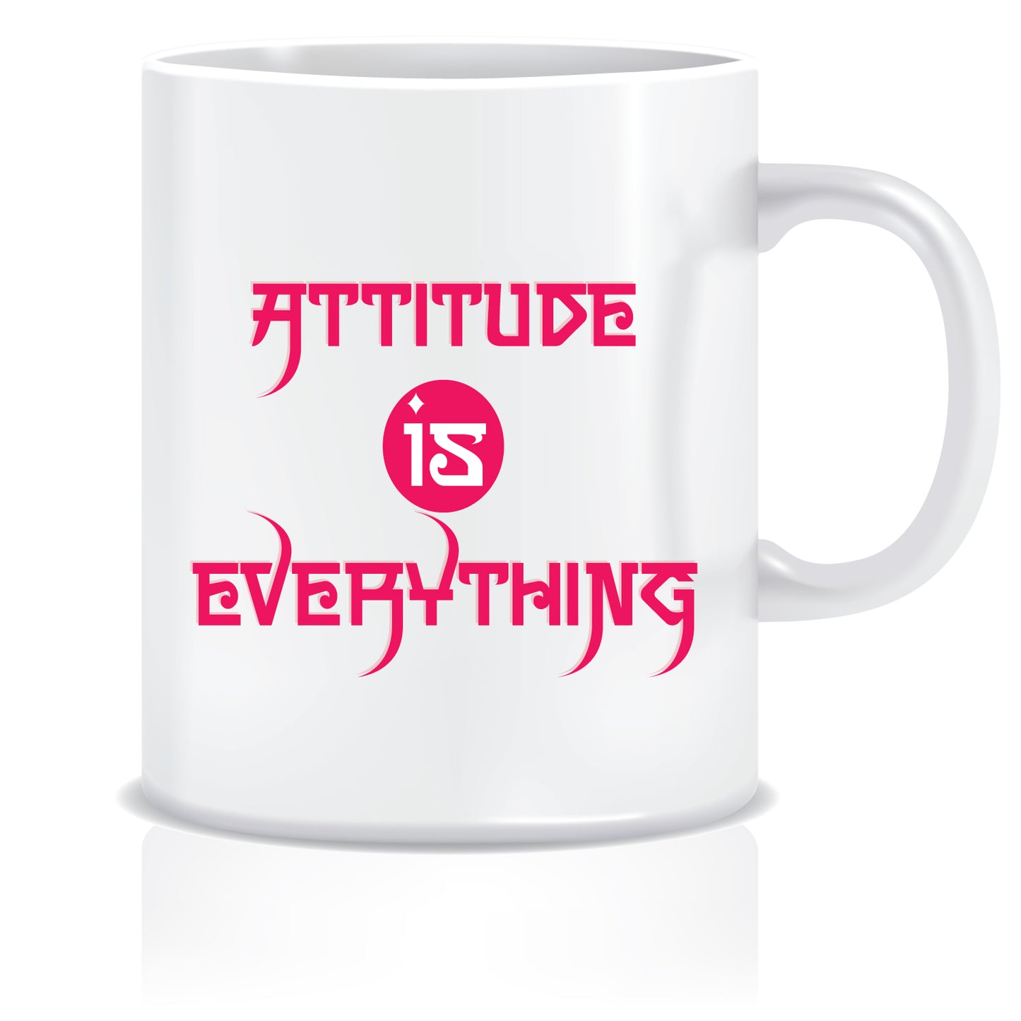 Attitude is Everything Printed Ceramic Coffee Mug 