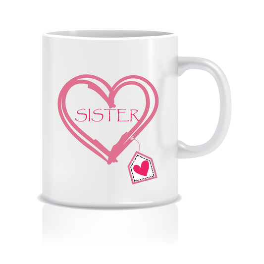 Love Sister Ceramic Coffee Mug ED055