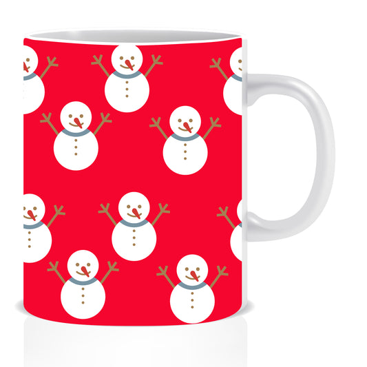 Christmas Snowman Ceramic Coffee Mug | ED1393