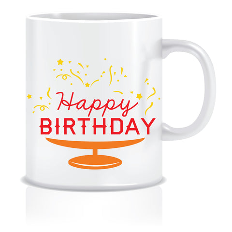 Happy Birthday Printed Coffee Mug  ED648