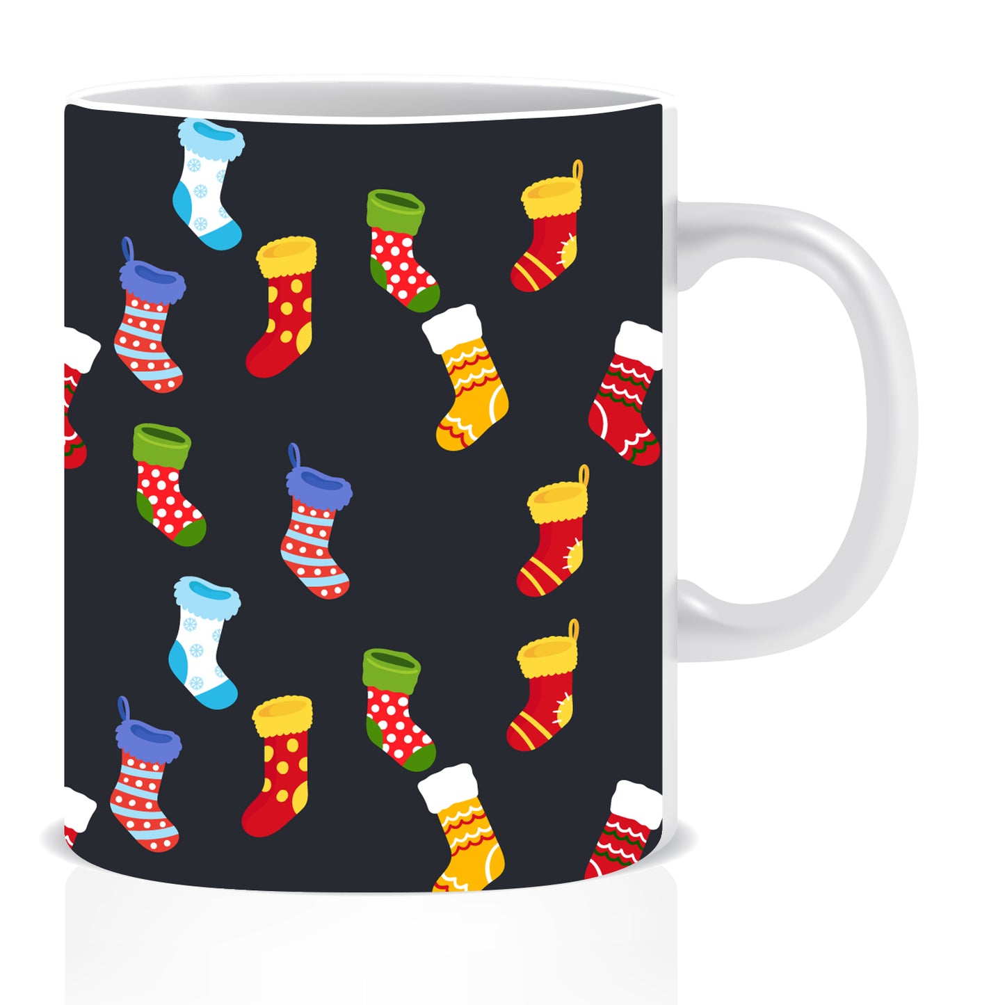 Christmas Socks Ceramic Coffee Mug | ED1392