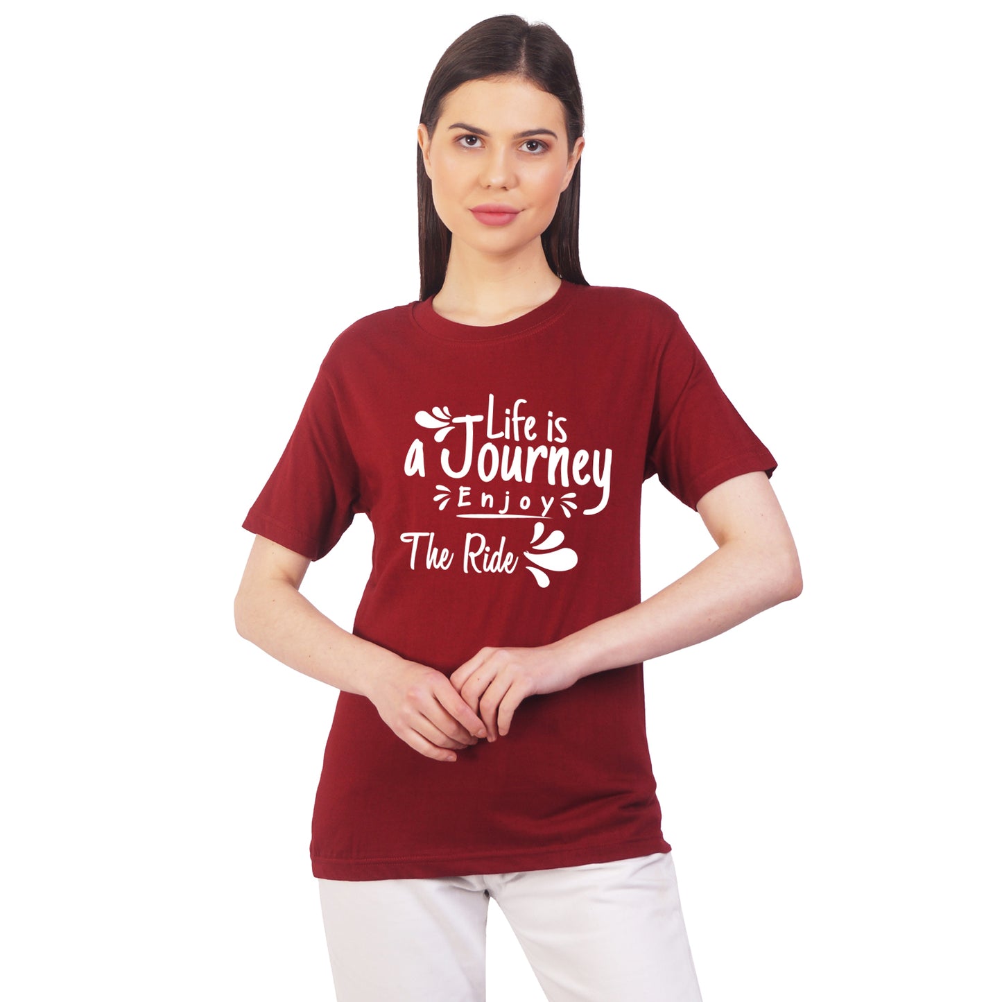 Life Is a Journey  Enjoy The Ride cotton T-shirt | T009