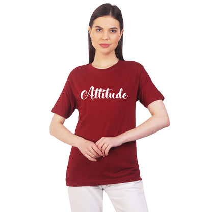 Attitude cotton T-shirt | T012