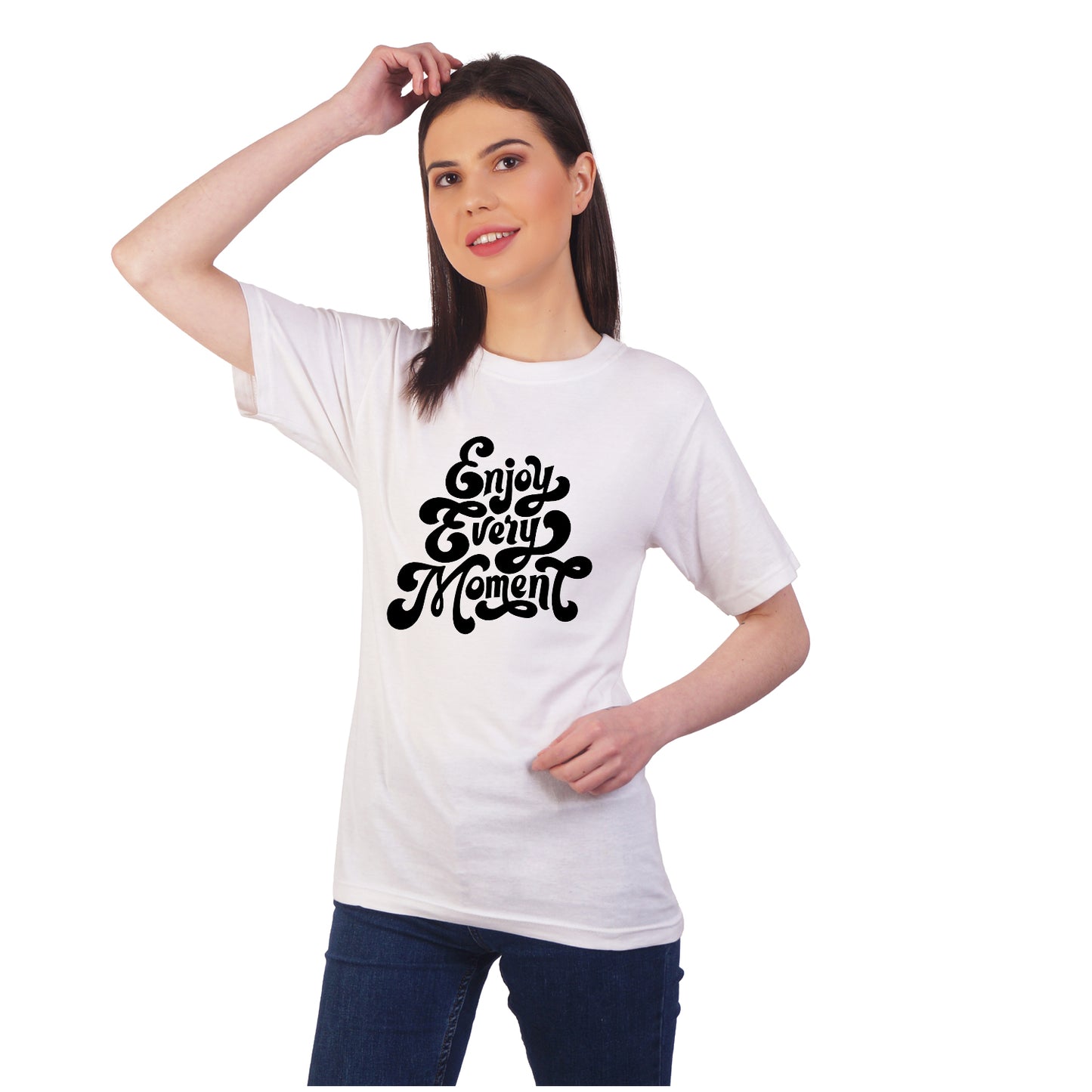 Enjoy Every Moment cotton T-shirt | T007