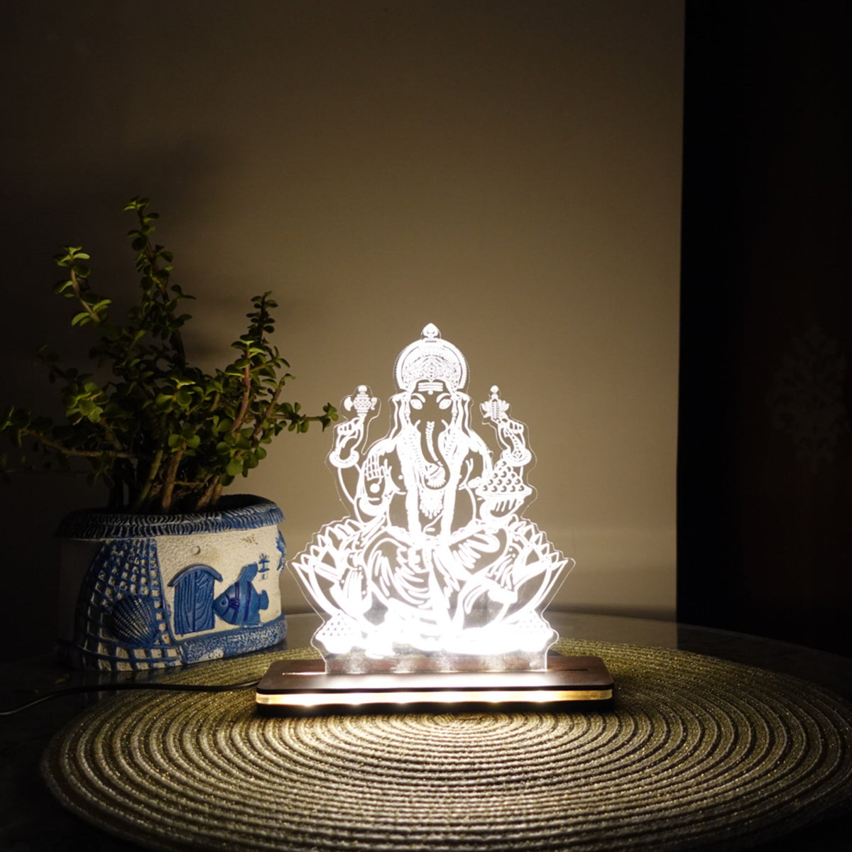 Lords Table Frame Buy Lord Ganesha LED table Frame – QuirkyGifts