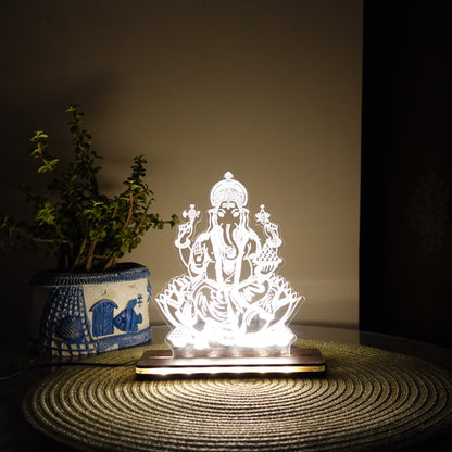 Lord Ganesha LED table Frame