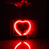 Love Neon Table Frame