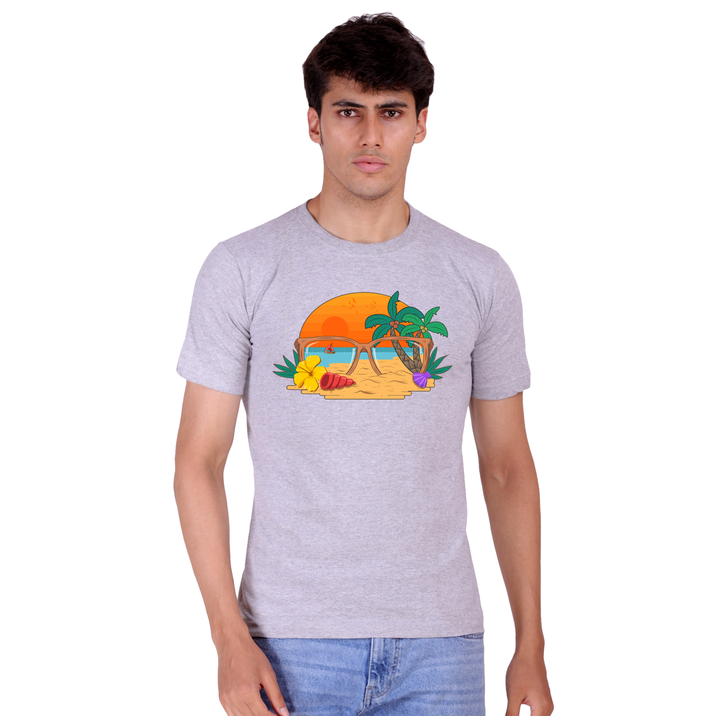 Summer Print cotton T-shirt | T135