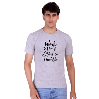 Work Hard Stay Humble Cotton T-shirt | T052
