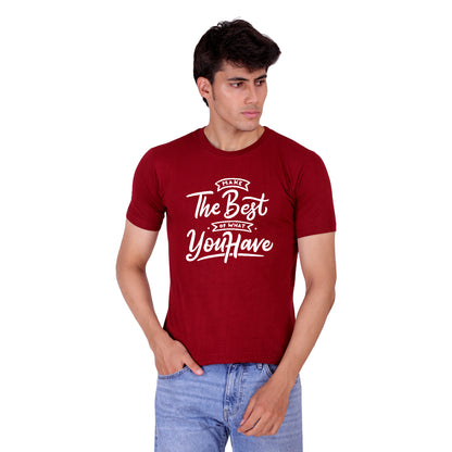 Make the best of what you have cotton T-shirt | T004