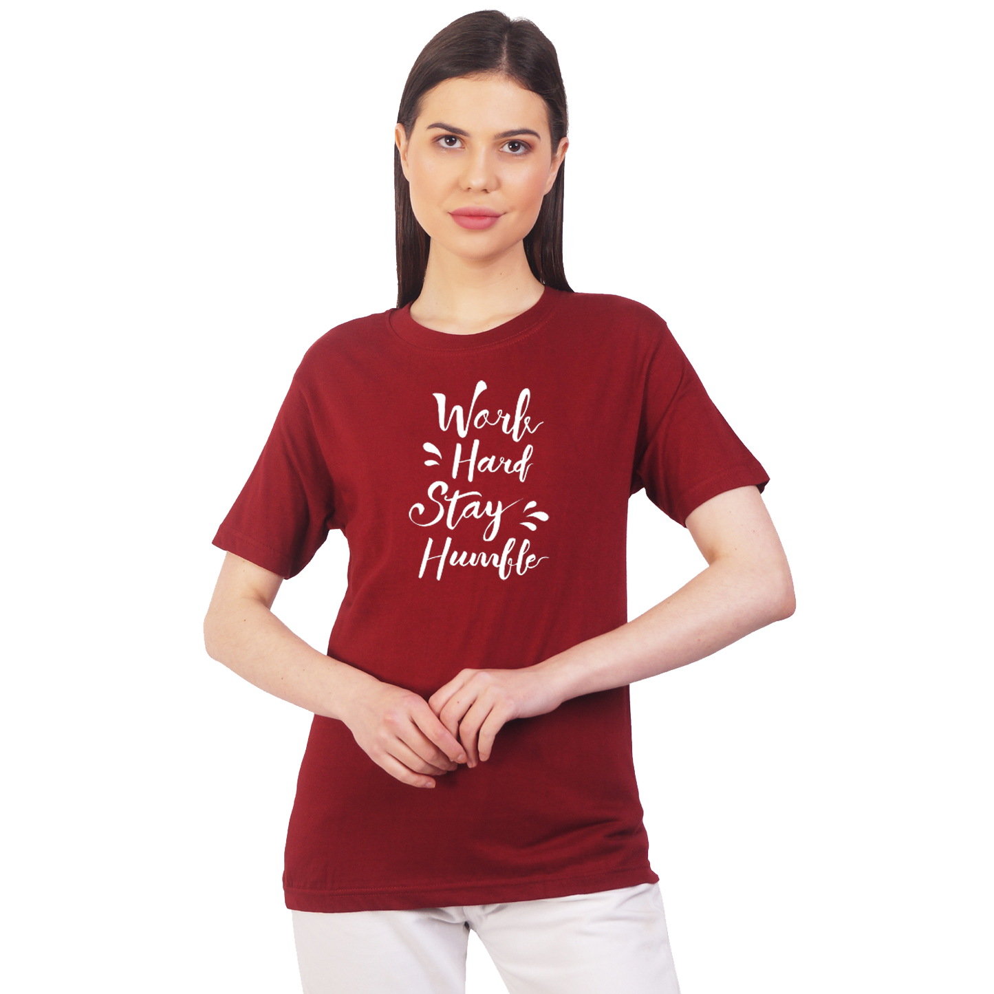 Work Hard Stay Humble Cotton T-shirt | T052