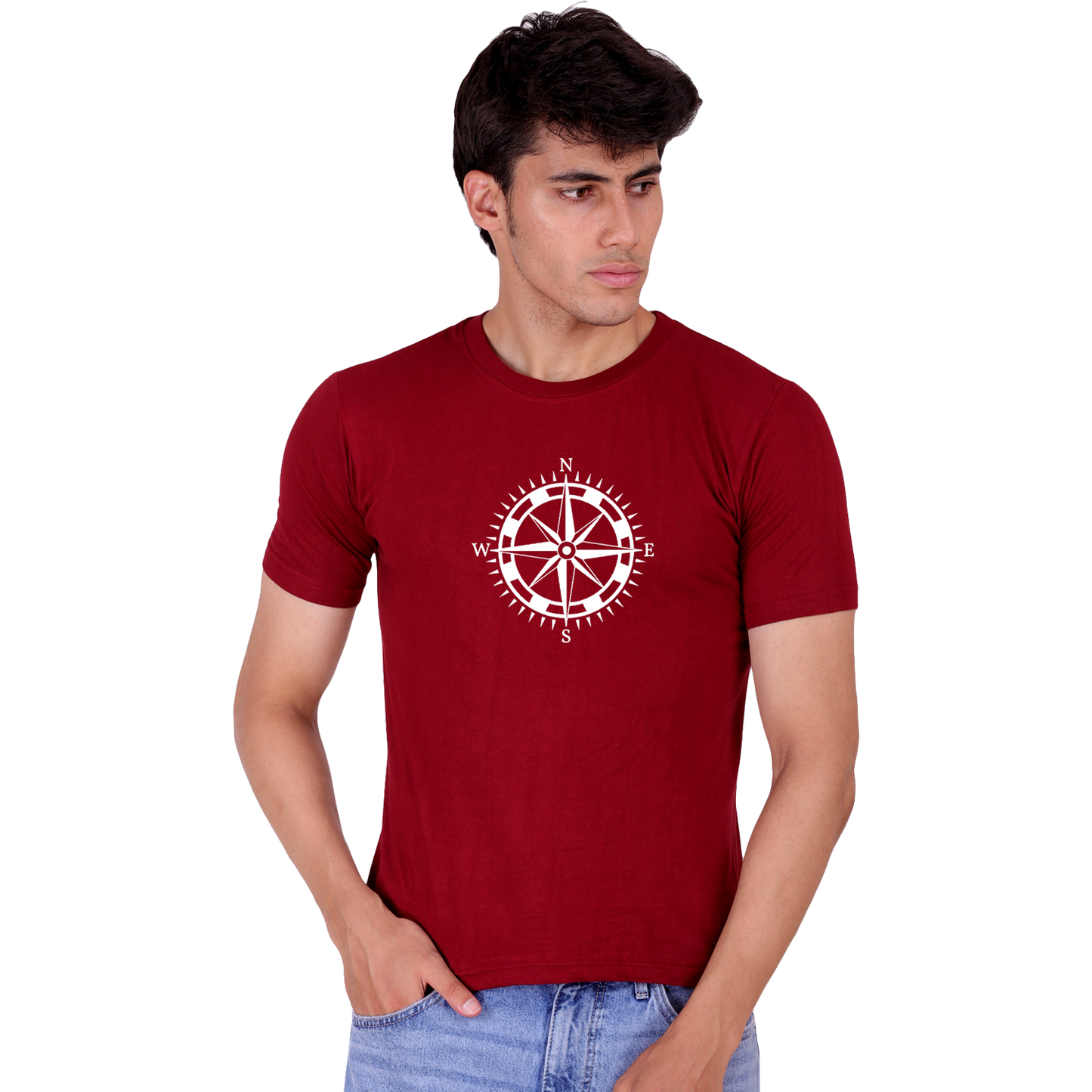 Compass cotton T-shirt | T092