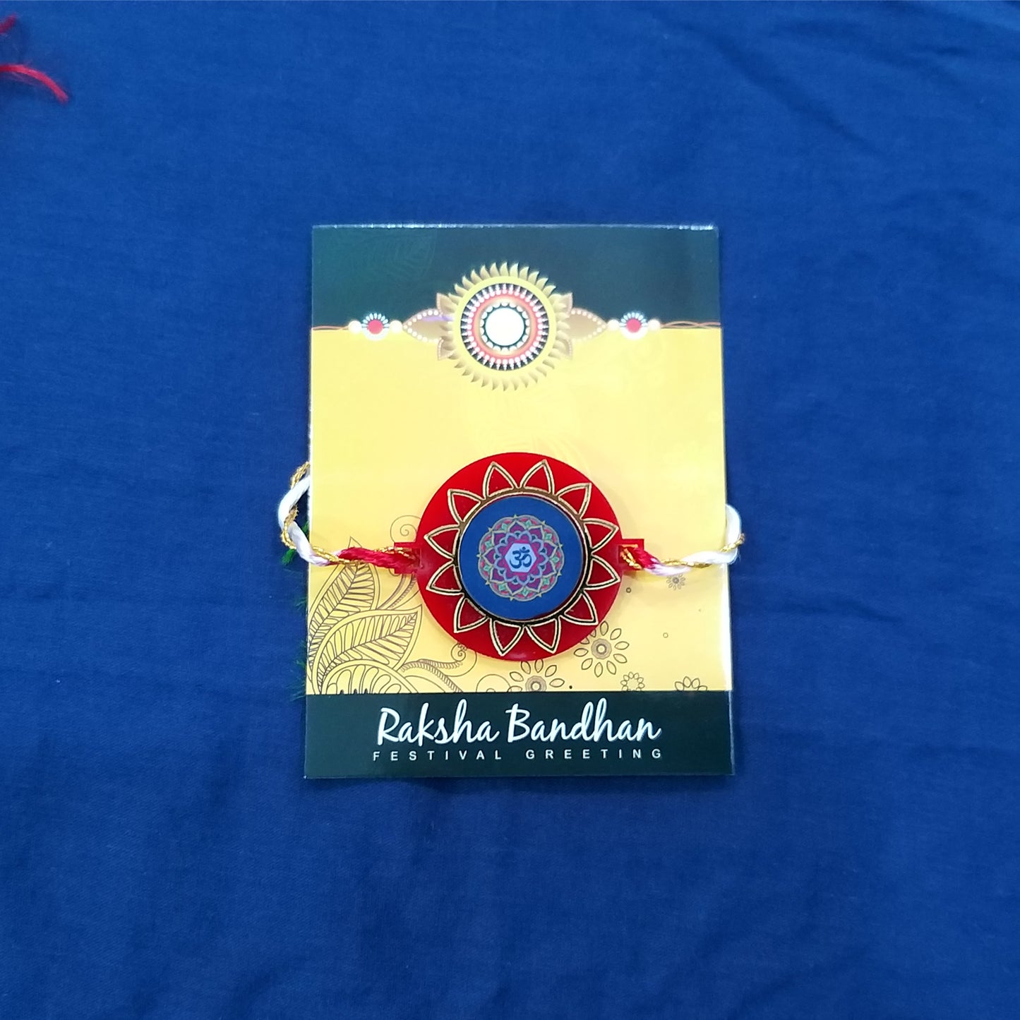 personalized om rakhi