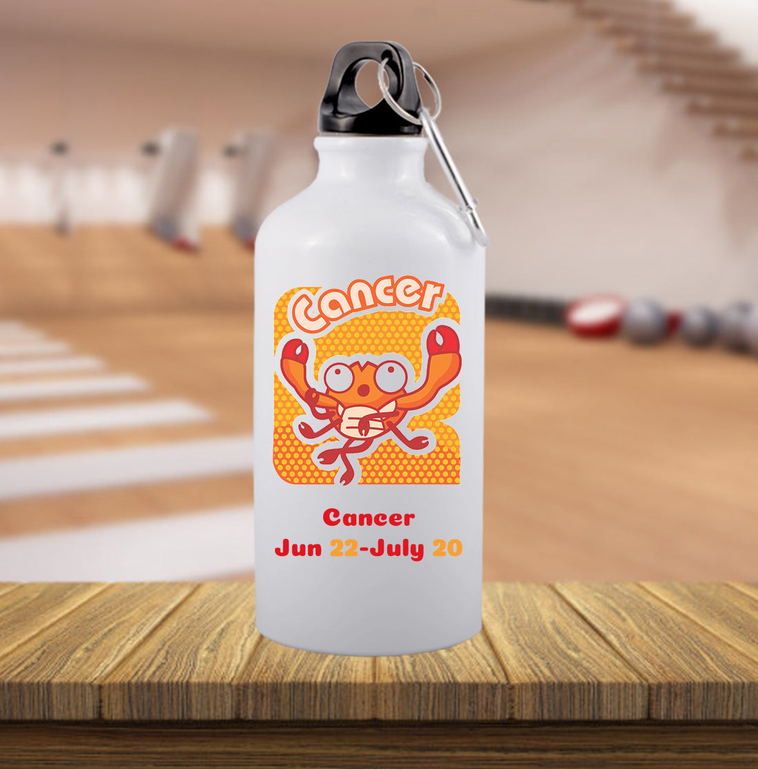 cancer zodiac sign sipper bottle