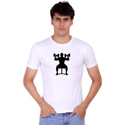 GYM Print cotton T-shirt | T136