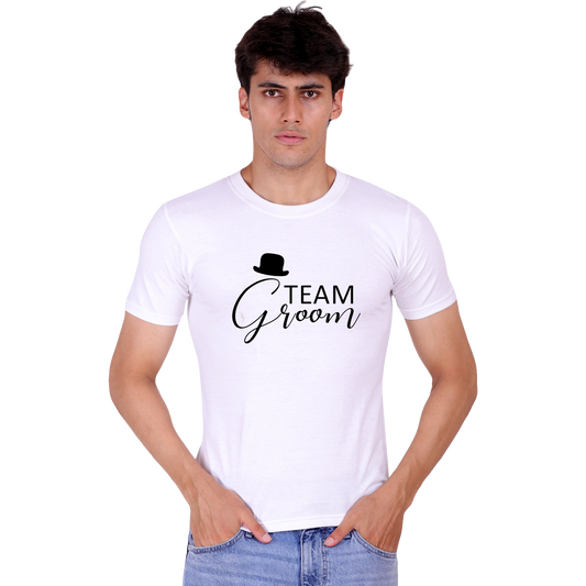 Team Groom Cotton T-shirt | T060
